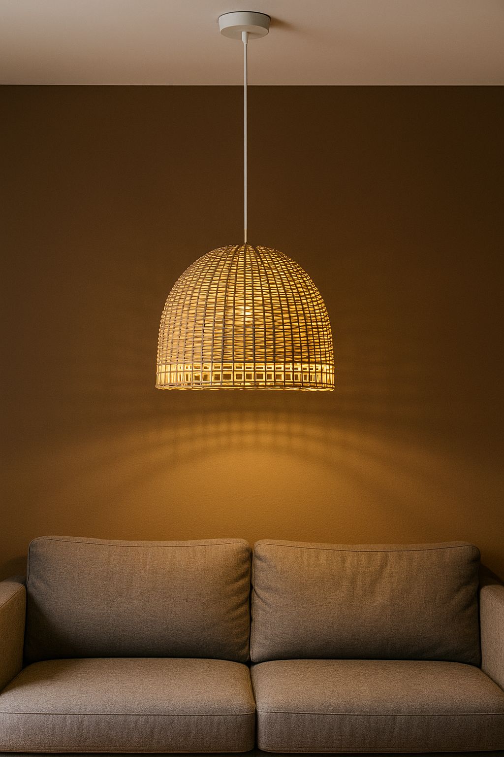 Wicker Lamp: Halo