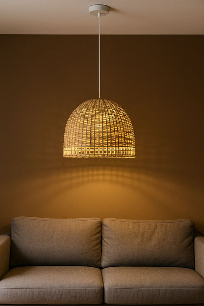 Wicker Lamp: Halo