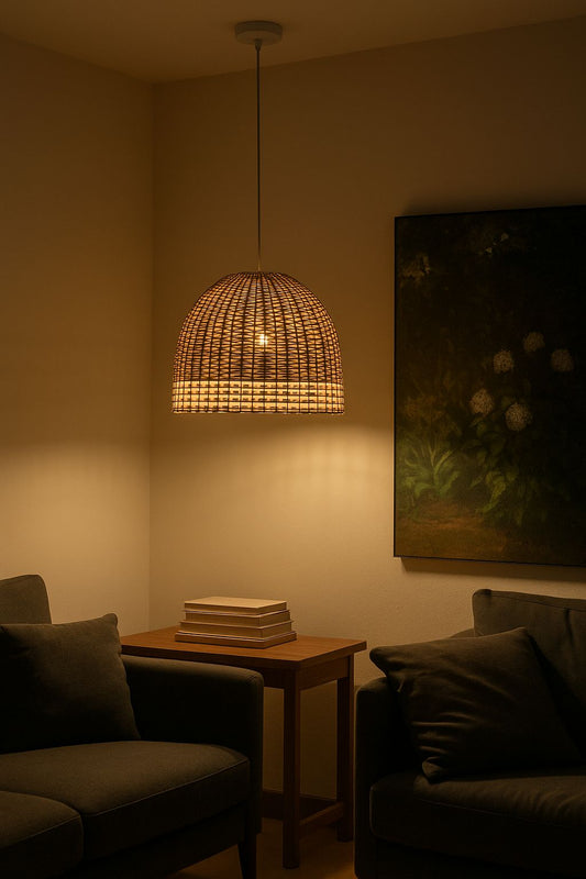 Wicker Lamp: Halo