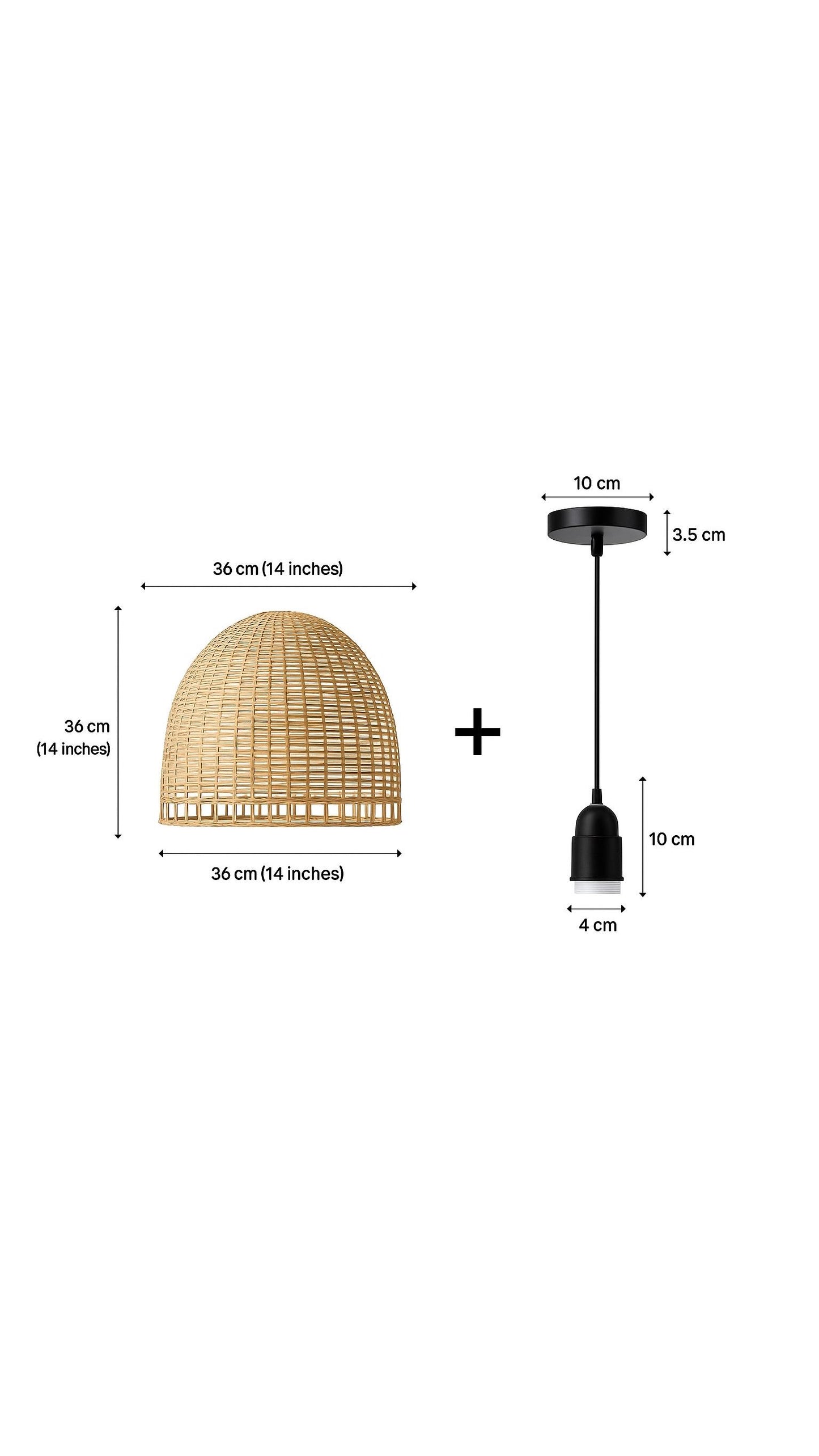 Wicker Lamp: Halo