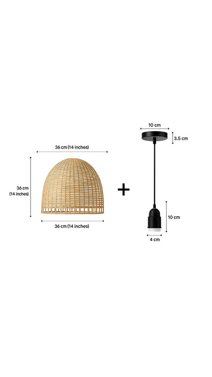 Wicker Lamp: Halo