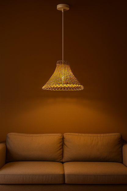 Wicker Lamp: Bloom